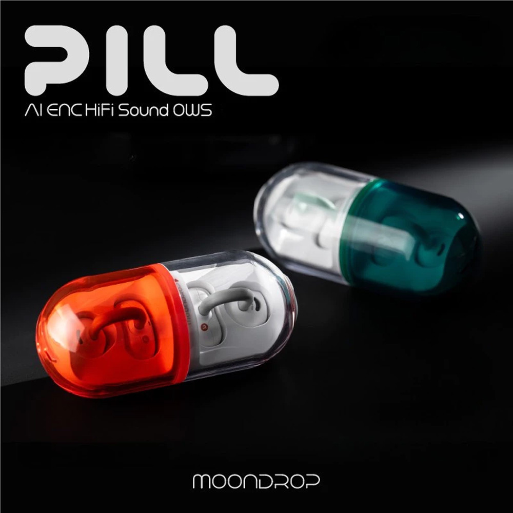 水月雨 moondrop PILL 赤 新品未開封 水月雨、“カプセル型”ケース採用のイヤーカフ型完全ワイヤレス